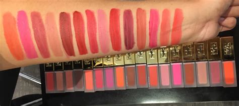 ysl lip stain swatches tatouage|ysl lip stain 412.